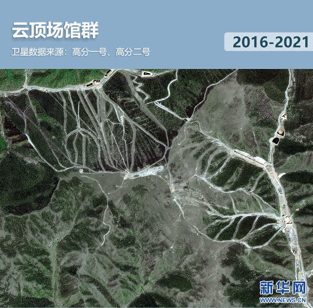 衛(wèi)星見證，這里如何變身“冬奧小城”