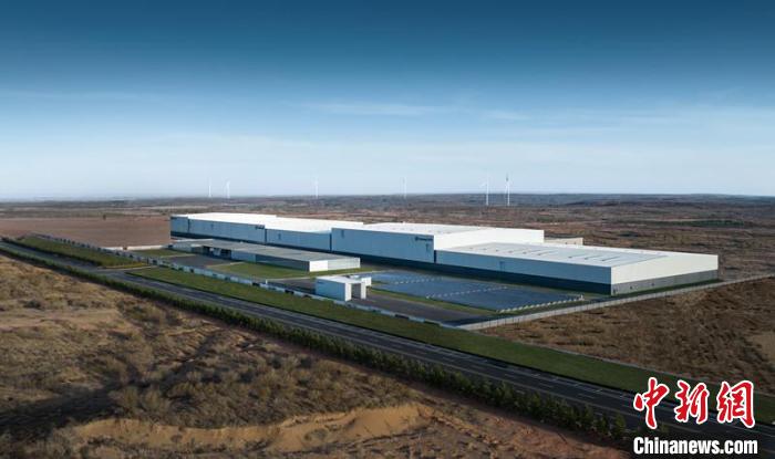圖為鄂爾多斯零碳產(chǎn)業(yè)園(資料圖)?！?jiān)﹫D