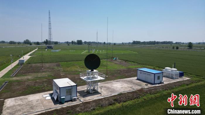 航拍壽縣國(guó)家氣候觀測(cè)臺(tái)?！∽Ａ?攝