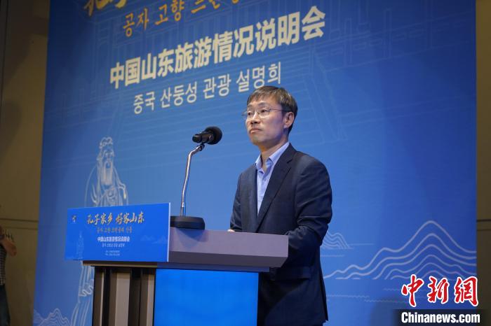 首爾市政府觀光體育局局長金英渙致辭?！⑿?攝