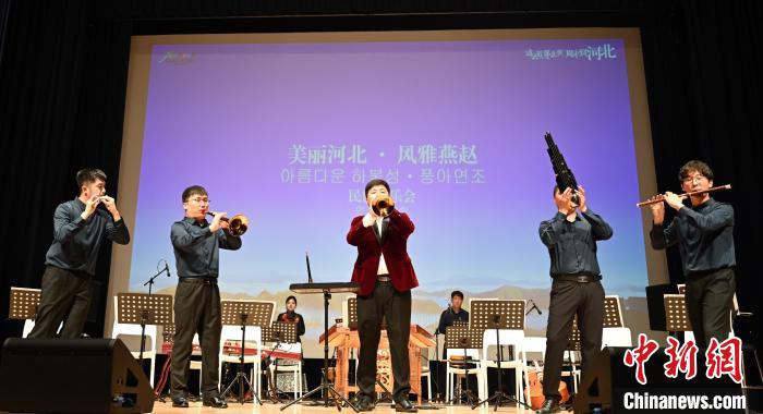 圖為音樂會(huì)現(xiàn)場?！∈谞栔袊幕行墓﹫D