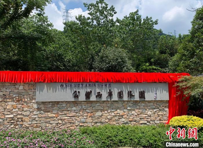 “公望兩岸圓緣園”開(kāi)園?！」溻?攝