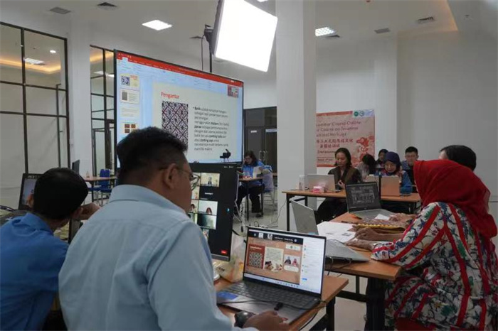 活動(dòng)現(xiàn)場。供圖：印尼三一一大學(xué)孔子學(xué)院