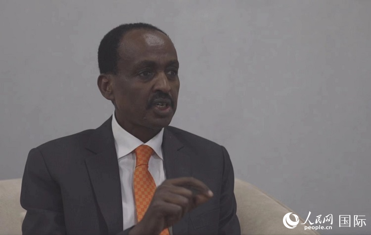 特肖梅·托加接受人民網(wǎng)專訪。人民網(wǎng)記者 劉寧攝