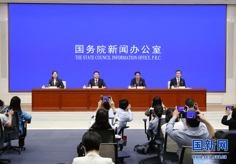 新聞發(fā)布會現(xiàn)場。圖片來源：國新網(wǎng) (張馨 攝)