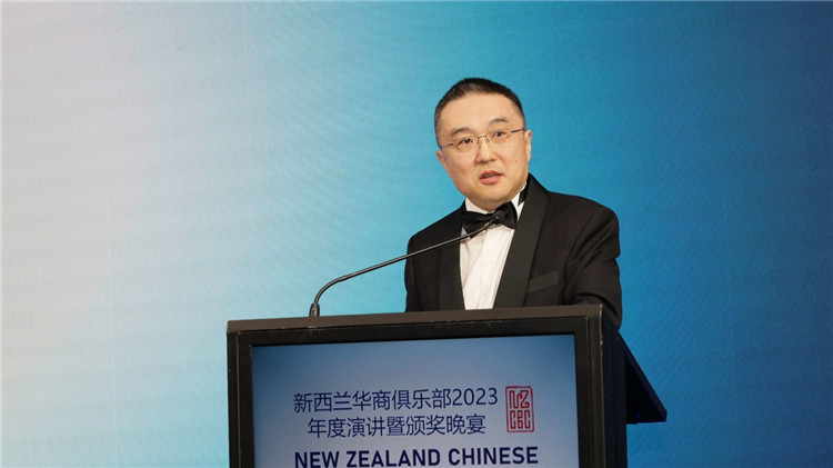中國駐新西蘭大使王小龍。攝影：張凱