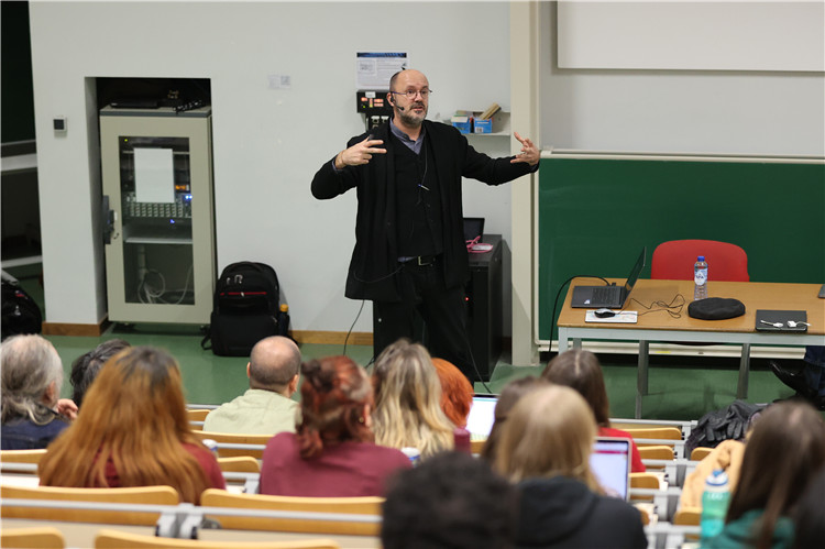 圖為講座現(xiàn)場。布魯塞爾中國文化中心供圖