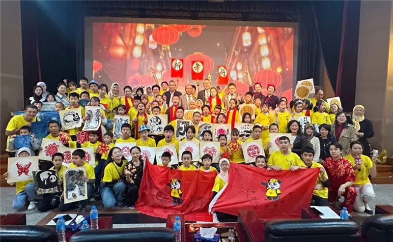 圖為2023“中華文化大樂園—埃及開羅營(yíng)”閉幕式活動(dòng)現(xiàn)場(chǎng)。主辦方供圖