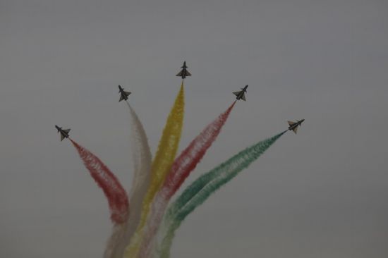 飛行表演現(xiàn)場。王曉東 攝