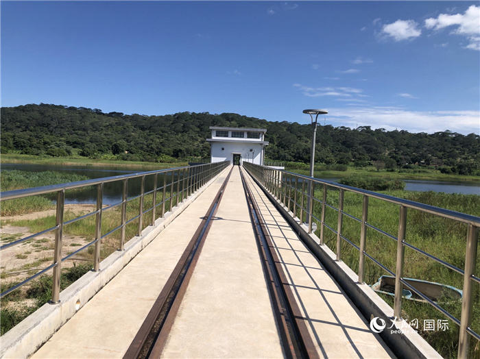 卡夫河供水項目。人民網(wǎng)記者 黃培昭攝