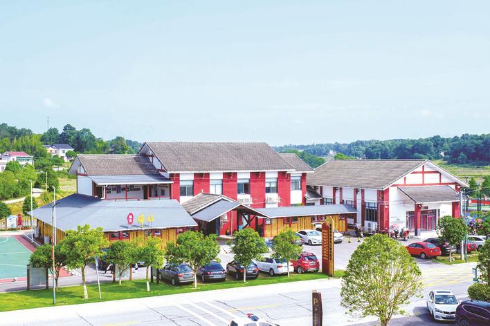 由文化站升級(jí)改造而成的“福臨驛站”，可提供度假、研學(xué)、會(huì)議、拓展、愛國(guó)主義教育等各類旅游線路，供游客自主選擇。 長(zhǎng)沙縣供圖