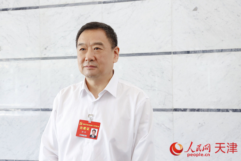 天津市第十二次黨代會(huì)代表、天津市政府副秘書長(zhǎng)、市衛(wèi)生健康委黨委副書記、主任顧清 人民網(wǎng) 孫翼飛攝