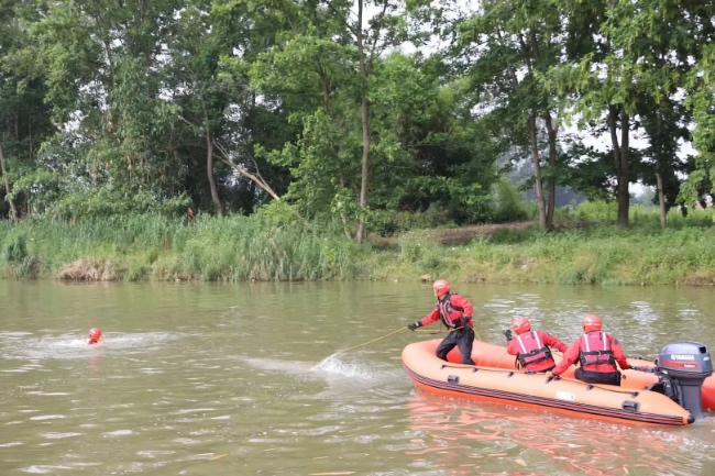 演習現(xiàn)場。四川省應(yīng)急管理廳供圖