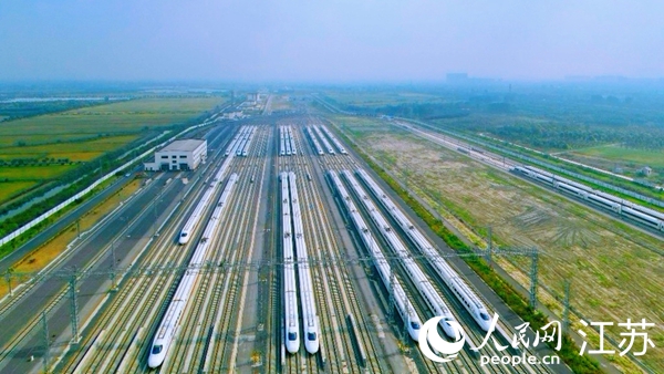 南京動車段南通動車所。人民網(wǎng)記者 王繼亮攝