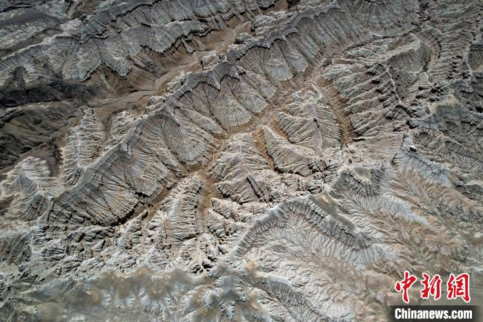 4月5日，西藏阿里札達(dá)土林。(無人機(jī)照片) 李林 攝