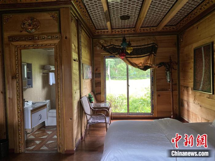 民宿內(nèi)部。彭寧鈴 攝