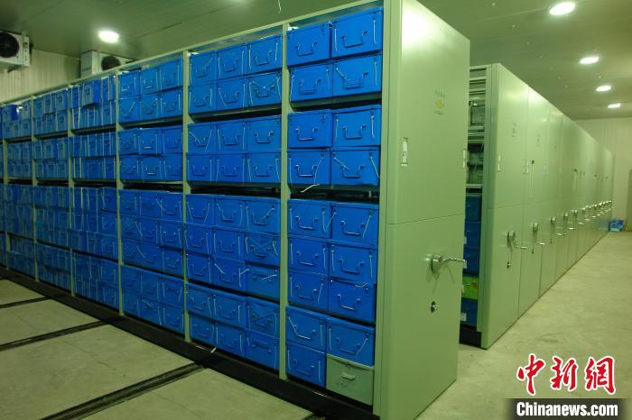 圖為國家農(nóng)作物種質(zhì)資源復(fù)份庫(西寧)。　青海省農(nóng)業(yè)農(nóng)村廳供圖