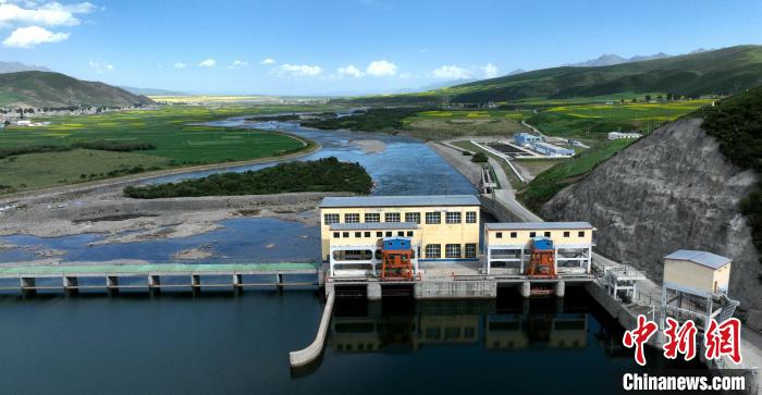 圖為引大濟(jì)湟調(diào)水總干渠的樞紐。(資料圖) 青海省水利廳 供圖