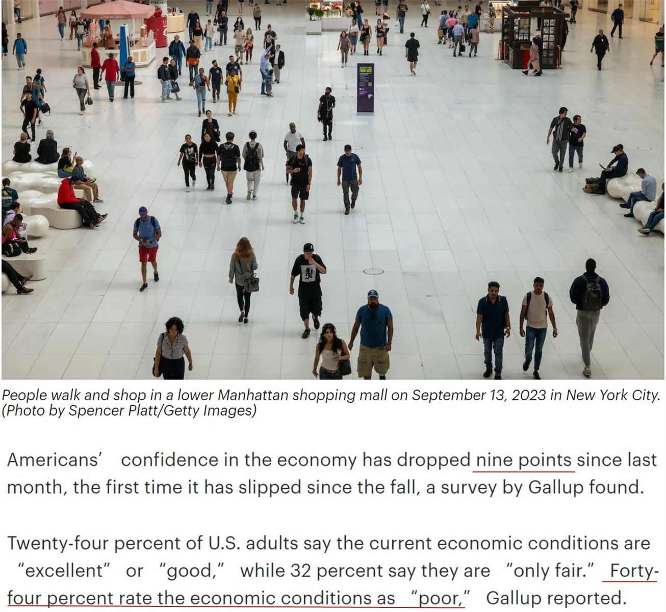 說到美國經(jīng)濟(jì) 超過四成的美國人用了這個(gè)詞！