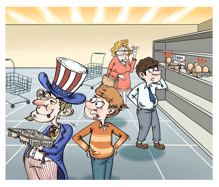 漫畫作者：譚希光（人民網(wǎng)版權圖片，未經(jīng)授權請勿轉(zhuǎn)載。）