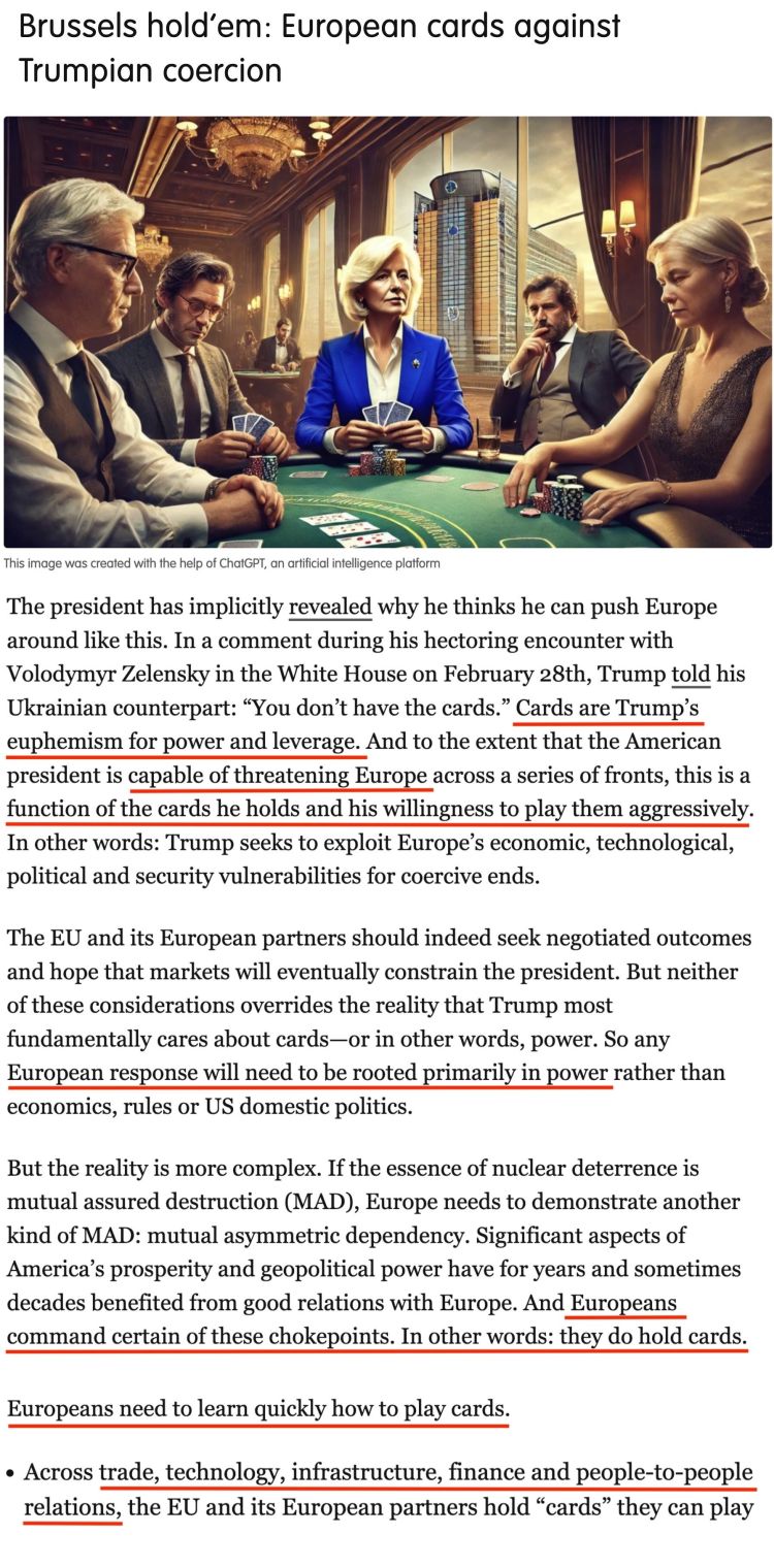 深觀察丨“只要團(tuán)結(jié)，歐盟反制美國(guó)的王牌很多”