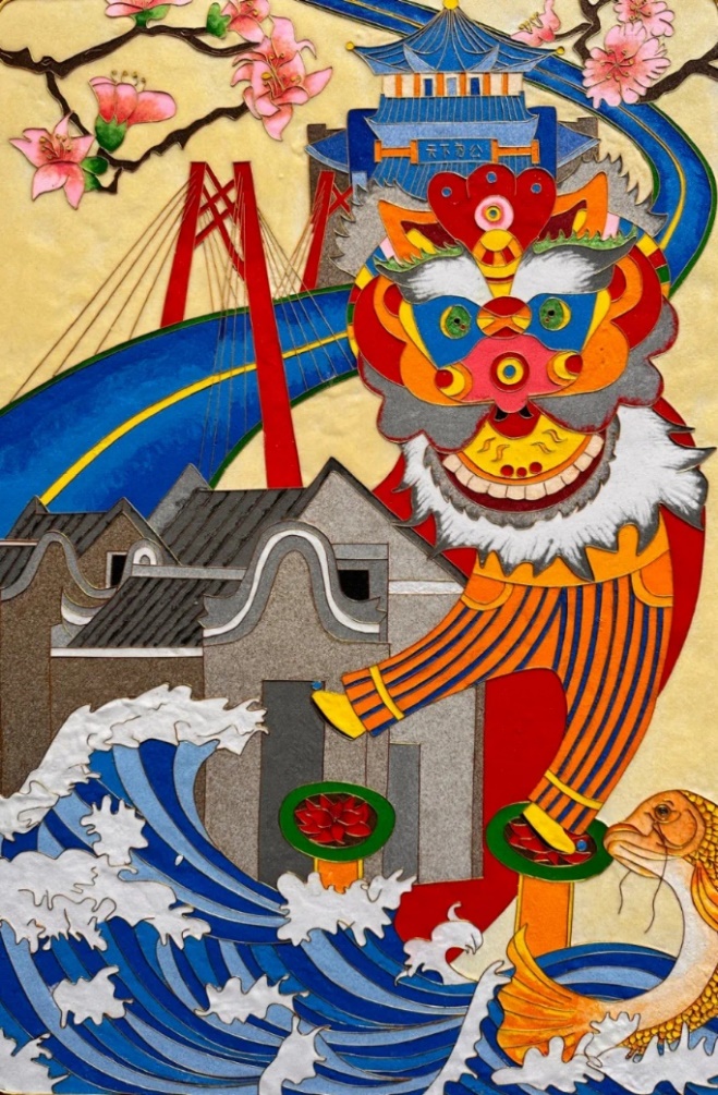 中小學生創(chuàng)新創(chuàng)意設計成果首次登上文博會。參展觀眾供圖