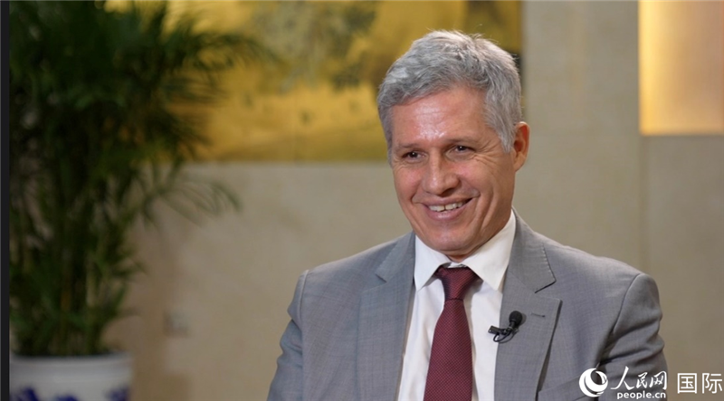 巴西農(nóng)村發(fā)展部部長特謝拉。 人民網(wǎng)記者 張榮攝