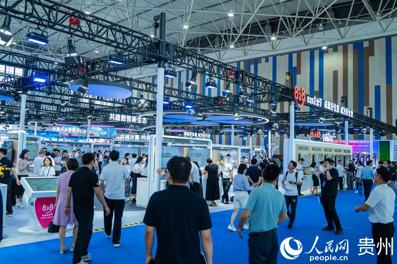 2、2024數(shù)博會(huì)共吸引400余家展商參展。人民網(wǎng) 陽(yáng)茜攝.jpg