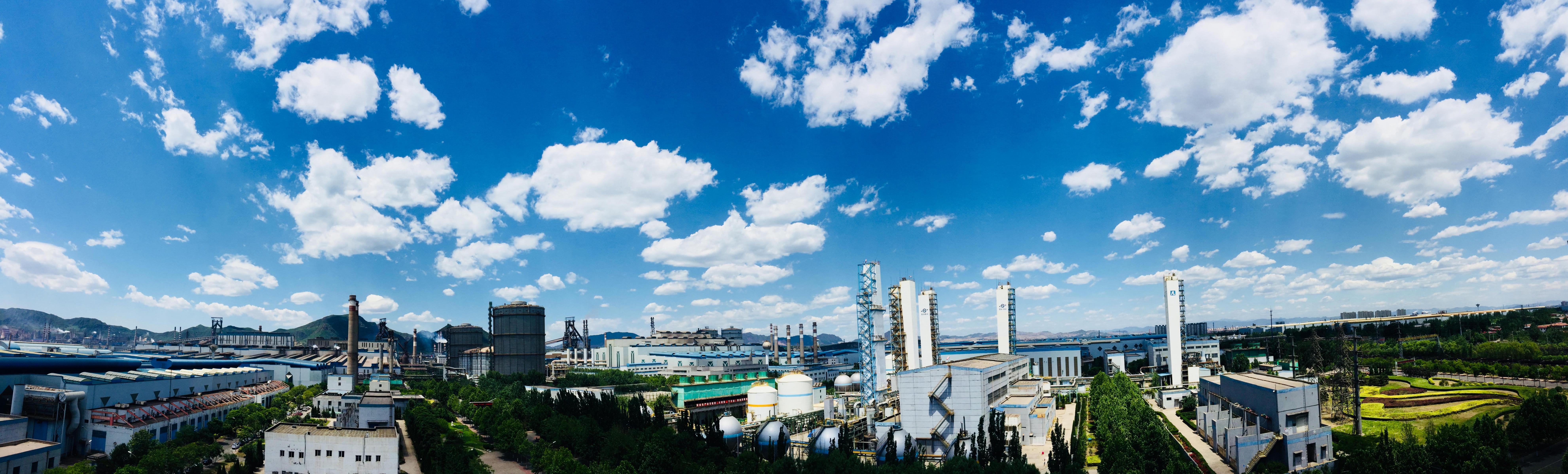 首鋼股份公司遷安鋼鐵公司。尹小龍攝