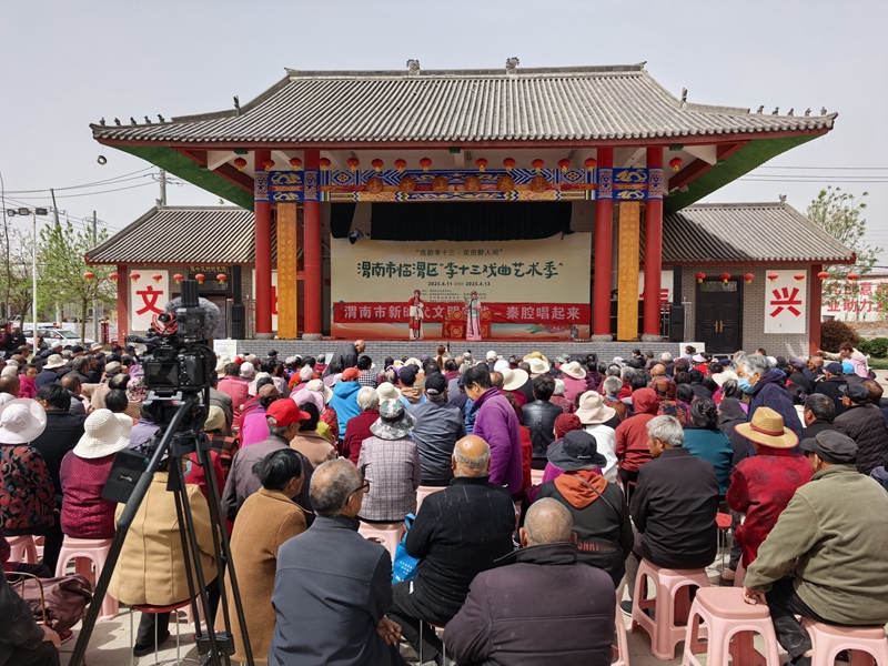 “一元劇場”下鄉(xiāng)演出現(xiàn)場（資料圖）。代九奎攝