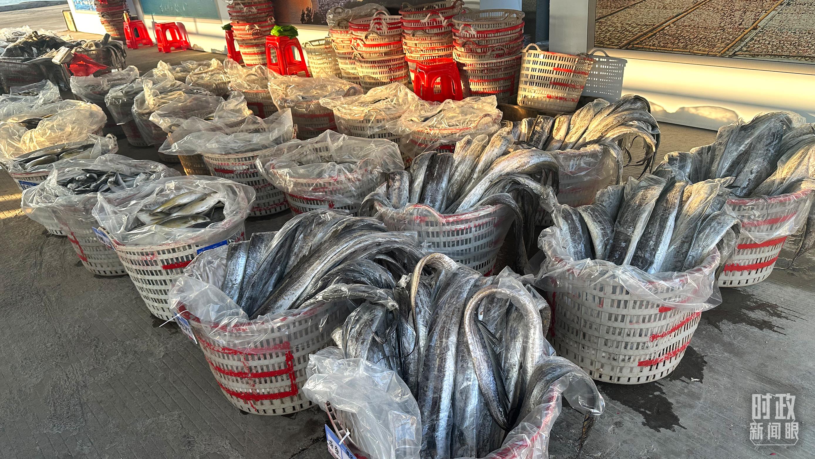 △澳角村的海產(chǎn)品。（總臺央視記者覃思拍攝）