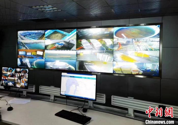 資料圖為生產(chǎn)平臺(tái)實(shí)時(shí)監(jiān)控視頻實(shí)現(xiàn)高速率、低時(shí)延回傳?！∏嗪Ｒ苿?dòng)海南分公司供圖