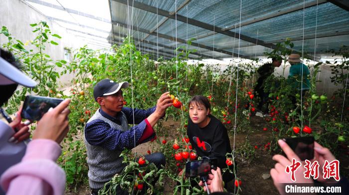 圖為群培(左)為青年職工進行技術指導?！垈?攝