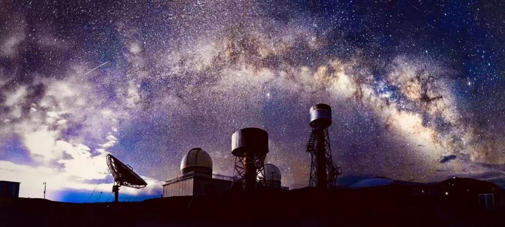 阿里暗夜星空。貢覺群培攝