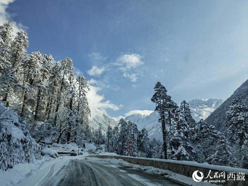 扎墨公路。人民網(wǎng) 李海霞攝