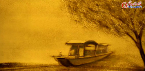 【沙畫(huà)】風(fēng)好正揚(yáng)帆，起航新時(shí)代