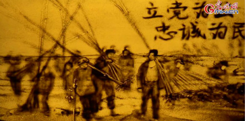 【沙畫(huà)】風(fēng)好正揚(yáng)帆，起航新時(shí)代