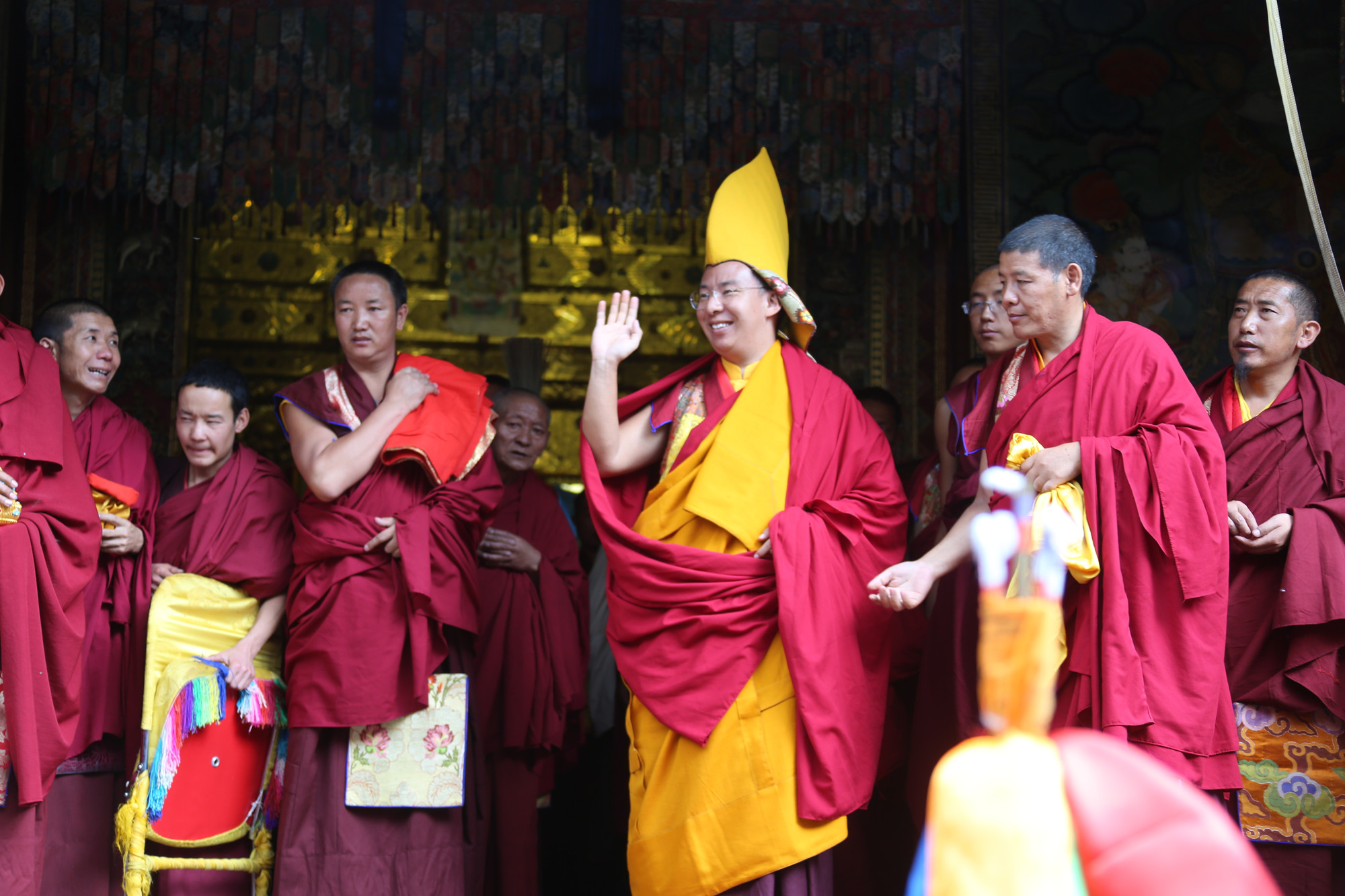 班禪在扎什倫布寺。攝影：王淑 (4).JPG